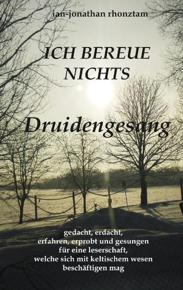 Diese Ansammlung von Seiten nenne ich "DRUIDENGESANG", denn es ist mein Gesang, es sind meine Auffassung und meine Erfahrung mit dem und über das Keltentum und das Leben selbst.Alles gebrochen in den Erfahrungen meiner langen Wanderschaften auf den Spuren uralter, keltischer Pfade und verquickt mit der historischen Wirklichkeit. Niedergeschrieben in Gedichten, Liedern und Erzählungen zwischen Traum und Realität.