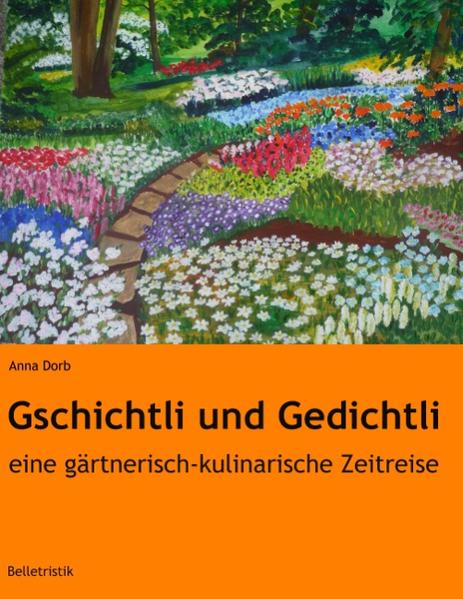 Fließend ineinander übergehende Erlebniserzählungen aus Gärten, Wäldern und Küchen, der haushaltsüblichen und gastronomischen Art. Die authentischen Geschichten beginnen Mitte der sechziger Jahre. Sie beschreiben die Gärten der Großeltern und Eltern und schildern Wandertage. Lustige Begebenheiten aus Bier- und Gastgärten, Restaurants und Lokalitäten, die sich Anna Dorb als angehende und praktizierende Hotelfachfrau selbst “eingebrockt” hat. Abgerundet mit ausgesuchten Gedichten, die zum Schmunzeln, aber auch zum Nachdenken animieren und garniert mit Bildern und Radierungen, wird “Gschichtli und Gedichtli” als äußerst bekömmlich empfohlen. So leicht und locker wie ein Souffle` - serviert von Anna Dorb