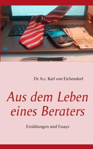 Kurzgeschichten und Essays eines Beraters, der selbstironisch alle Stereotypen aufgreift und grandiose Einblicke und Ausblicke in und aus der Beraterwelt vermittelt. Den Beratern und jenen die diese Geister rufen verlangt der Autor einigen Humor ab und manchem wird das Lachen im Halse steckenbleiben. Ein Buch für Berater, diejenigen, die diese engagieren und all jenen, die sich mit dieser Zunft schon einmal herumschlagen mussten. Halten Sie Ihrem Berater mit diesem Werk den Spiegel vor oder gewinnen Sie einfach neue vorurteilsvolle Erkenntnisse aus der Beraterwelt. Am Ende zählt nur das Vergnügen ob dieser Eugenspiegeleien und: dass der Beraterberuf der älteste Beruf der Welt ist - wird zudem auch noch nebenbei nachgewiesen. Zumindest das hatte die Welt bislang anders gesehen!