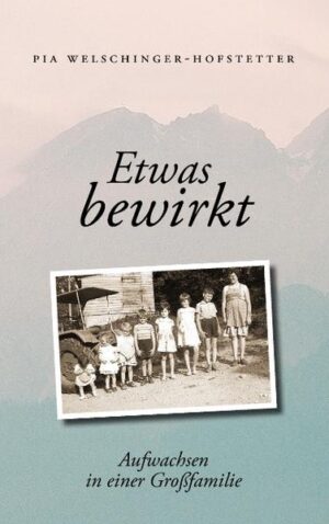 Pia wächst gemeinsam mit ihren acht Geschwistern auf einem Hof im schweizerischen Juragebirge auf. Das Leben der Großfamilie ist geprägt von harter Arbeit. Auch die Kinder sind fest in den landwirtschaftlichen Betrieb eingebunden. Doch eines Tages verlässt Pia den Hof. Eindrucksvoll erzählt die Autorin von einer glücklichen Kindheit in der freien Natur, von Liebe und Geborgenheit - und vom Erwachsenwerden. "Etwas bewirkt" zeigt den mühsamen Weg eines heranwachsenden Mädchens aus der Isolation und Abgeschiedenheit des elterlichen Bauernbetriebs.