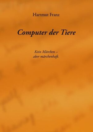 Nun ist er da, der Computer der Tiere! Und damit der Beweis, der uns lange fehlte. Tiere können denken. Ohne wenn und aber! Wir werden noch staunen. Tiere sind ein Teil unseres Lebens. Und wie ist unser Anteil an ihrem Leben? Für viele der des Partners, des Nutzers ihrer unbestechlichen Freundschaft, ihrer ständigen Aufmerksamkeit, ihrer besseren Sinnesleistungen, ihrer physischen Leistungen. Tiere sind denkende Geschöpfe, wie wir. Sie haben einen Anspruch auf lebenswerte Bedingungen ihres Daseins, wie wir. Dafür ist noch sehr viel zu tun. Tun wir es! Uns und den Tieren zuliebe. Der Animal Computer wird zur Verbesserung der Tierhaltung beitragen können. Er kann den in Massentierhaltungen lebenden Tieren Momente der Selbstbestimmung ermöglichen und Umweltreize verschaffen, die sie sonst nicht erleben könnten. Für die Partnertiere wird er neue Möglichkeiten der intelligenten Beschäftigung erschließen. Dadurch können sie ihre geistigen und physischen Fähigkeiten besser nutzen und entwickeln. Für uns Menschen wird er erhebliche Erleichterungen in der Tierbetreuung, der Tierzüchtung und Ausbildung und ein besseres Verständnis für Tiere bringen. Es sind wahrlich märchenhafte Möglichkeiten, die sich da auftun. In dreißig Geschichten werde ich davon erzählen.