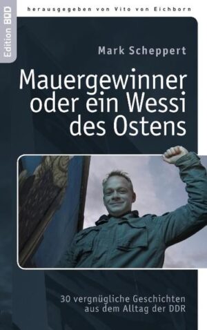 Als Mark Scheppert diese Geschichten 2008 zu schreiben begann, hatte er sich vorgenommen, stellvertretend für seine Generation etwas Neues und Einzigartiges über die DDR zu schreiben. Denn seltsam: In keinem der angeblich so „typischen“ literarischen Denkmälern für dieses verschwundene Land fand er sich wieder. Er gehörte auch nicht zu der Generation von „Zonenkindern“ und wohnte in keiner „Sonnenallee“ und in keinem „Turm“. Seine Jugend, seine Auseinandersetzung mit diesem seltsamen Ort namens DDR, seine Erfahrungen und seine Kämpfe, kamen nirgendwo vor. Und erst recht nicht das Gefühl, das er mit dieser Zeit verband. Komisch. War er so ein Sonderfall? „Die Geschichten von Mark Scheppert sind temporeich und witzig geschrieben und dabei schonungslos ehrlich. Ein unterhaltsamer und radikal persönlicher Blick auf den Alltag in der DDR, der gerade deshalb für alle in diesem neuen Deutschland von Bedeutung sein sollte. Scheppert erzählt mit eigener Stimme von einer anderen DDR als der, die wir so oft verabreicht kriegen.“ Hannes Klug, Journalist und Drehbuchautor