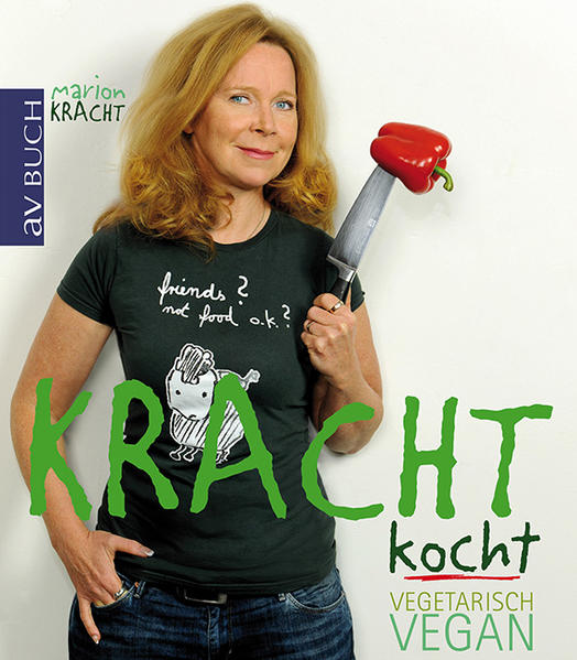 Seit einem Indienaufenthalt im Jahr 1989 ist Marion Kracht überzeugte Vegetarierin, nicht nur aus gesundheitlichen und ethischen Gründen, sondern auch, weil sie die vegan-vegetarische Ernährung als positiven Beitrag zum Klimaschutz versteht. Aus dieser Grundhaltung heraus entwickelte sie die Produktlinie Vevenga, mit der sie eine Alternative zur herkömmlichen Ernährung bieten will, und das ohne erhobenen Zeigefinger „Ihr dürft nicht“. Dahinter steht aber auch die Idee, schnell und ohne Aufwand schmackhafte und gleichzeitig gesunde Gerichte mit Feinost-Qualität auf den Teller zu bringen. Das vorliegen Buch ist ihr daher eine Herzensangelegenheit: Es ist ein sehr persönliches Buch, in dem Sie viele ihrer eigenen Rezepte verrät. Sämtliche Gerichte sind sowohl vegan als auch vegetarisch zuzubereiten. Im Rezept sind dazu jeweils Alternativen genannt. Dazu gibt es Tipps aus Frau Krachts Küchenpraxis und einen Überblick über von ihr verwendete Lebensmittel.