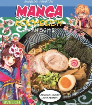 Der zweite Teil des beliebten Manga Kochbuch japanisch ist da! Ein Must-have für alle Fans der japanischen Küche und aus der Anime-, und Manga-Szene. Die Kombination aus Manga-Zeichnungen und leckeren, authentischen Rezepten sorgen für viel Spaß beim Kochen. Die Autorin ist als langjährige Japankennerin und Schatzsucherin der kulinarischen Höhepunkte japanische Kochkunst in der Szene bekannt. Auch dieses Mal bringt sie leckere Rezepte aus dem Fernen Osten mit. Sie stellt einen gelungenen Mix beliebter japanischer Klassiker und neuen, modernen Rezepten vor. So finden sowohl "alte Hasen" der japanischen Küche als auch Neueinsteiger immer wieder neue und abwechslungsreiche Rezepte. Ein Fokus liegt auf dem Trendfood Ramen (japanische Nudelsuppen), die nun auch in Deutschland immer beliebter werden. Im Titel Manga Kochbuch japanisch 2 wird deshalb von Grund auf die Zubereitung der Nudelsuppen inklusive Herstellung von Nudeln, Brühen und Toppings erklärt. Daneben gibt’s natürlich auch Hauptspeisen, schnelle Snacks und süße Desserts. Auch in diesem Titel begleiten die beiden Hauptcharaktere Aya und Daisuke den Leser durch das Buch. Die beiden Mangafiguren geben Tipps zu einzelnen Rezepten, erklären in den kurzen, jedem Kapitel vorangestellten Mangas ihre Geschichte oder klären über die japanische Esskultur mit Witz und lustigen Geschichten auf. Damit auch Anfänger mit diesem Titel gut arbeiten können, werden die Grundzutaten der japanischen Küche mit Foto und Erklärung erläutert. Hinweise zu den Bezugsquellen erleichtern dem Leser das Einkaufen der fernöstlichen Zutaten. Schwierige Schritte werden dem Leser zudem mit Foto- oder Manga-Anleitungen bildlich dargestellt. Ein Erlebniskochbuch, welches nicht nur die Anime-, und Manga-Szene, sondern auch Liebhaber der japanischen Küche begeistern wird!