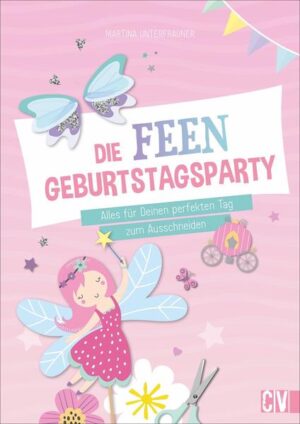 Für eine zauberhafte Feen- Geburtstagsparty: Kreative Accessoires zum Ausschneiden, Kleben und Spaß haben. Für kleine Feen: Das Ausschneide- Bastelbuch für eine zauberhafte Geburtstags- Party ist da! Einladungskarten, Girlande, Tischund Tortendeko, Partyhütchen und viele andere Geburtstags- Motive zum Thema Feen lassen das Herz kleiner Bastel- Fans höherschlagen. Die Mini- Künstler üben so den richtigen Umgang mit Schere und Kleber und schulen gleichzeitig spielerisch ihre Feinmotorik. Kreative Ideen aus Papier für den Kindergeburtstag Party- Accessoires zum Ausschneiden rund umsThema "Feen" Mit Step- by- Step- Anleitungen: Einladungen, Deko u.v.m.