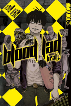 Das Spin- off zum Vampir- Hit Blood Lad! Inklusive: Satys Kampf gegen die Tsuchinoko- Schlange, ein Bowling- Match zwischen Staz und Wolf sowie Vlad, der Bell unter Druck setzt, um ein Foto des schlummernden Staz zu bekommen. Der Band 'Blood Lad Brat' enthält über 50 Parodien auf die beliebten skurrilen Charaktere der Serie Blood Lad von Yuuki Kodama.