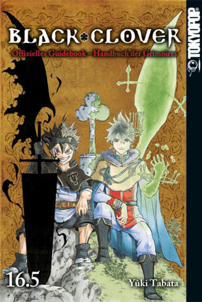 Erfahrt im Black Clover Guidebook »Handbuch der Bücher über magische Artefaktes« alles über Held Asta und die magischen Ordenskrieger, ihre tragischen Gegenspieler und Yûki Tabatas fantastisches Fantasy- Universum in einem Band: Schmökert in zahlreichen Interviews mit dem Manga- ka, werft einen Blick hinter die Kulissen, erhaltet zusätzliche Informationen und lernt alles, was ihr über die Serie wissen müsst! Es erwartet euch zudem die originale Kurzgeschichte, die den Erfolg von Black Clover begründete!