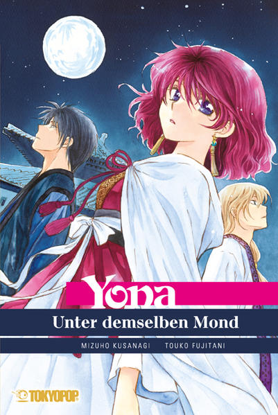 Die Light Novel "Yona – Unter demselben Mond" ergänzt die Abenteuer der starken Heldin Yona und ihrer Gefährten anhand mehrerer Kurzgeschichten. Ein Regenschauer zwingt die Gruppe um Prinzessin Yona, in einer Höhle Unterschlupf zu suchen. Der Grüne Drache Jeaha nimmt die Unterbrechung zum Anlass, sich die Zeit damit zu vertreiben, die anderen nach ihren Sorgen zu fragen. Schnell nimmt das Ganze eine ungeahnte Dynamik an. Nachdem der Himmel wieder aufgeklart ist, begeben sich Hak und Yun für einen Einkauf in die Stadt. Auf dem Rückweg treffen sie auf ein Geschwisterpaar, das in Hak Erinnerungen an seine Zeit mit Yona im Palast hervorruft. Unterdessen hat sich Su- won – ganz zum Ärger einer seiner Generäle – aus dem Hiryu- Palast geschlichen. Während seiner Erkundungstour trifft er auf zwei Kinder, die seine Hilfe benötigen. Und auch wenn die Protagonisten ihre Abenteuer an unterschiedlichen Orten erleben, so erinnert sie der Mond immer wieder daran, dass sie alle unabhängig von Raum und Zeit miteinander verbunden sind.