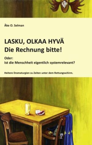 LASKU, OLKAA HYVÄ - Die Rechnung bitte!Sie kam plötzlich die Finanzkrise und auf einmal hatten alle sie kommen sehen und doch war keiner auf sie vorbereitet gewesen - bis auf die Menschen des Alltags. Sie hatten nämlich keine Zeit sich um Konjunkturpakete oder Bürgschaften zu kümmern, sie mussten dafür sorgen, dass ihr Alltag weiterging. Dieser Alltag so banal, skurril, wahnsinnig, fesselnd und alltäglich, ist Bestandteil des Lebens von Åke O. Selman zu Zeiten in denen Banken unter Rettungsschirme schlüpfen, Staaten private Anschaffungen wie Autos finanzieren, ganze Unternehmen übernehmen oder selber Zahlungsunfähig sind. So stellt Selman sich und der Welt die Frage: „Ist die Menschheit eigentlich systemrelevant?“