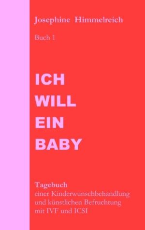 Unerfüllter Kinderwunsch, Kinderwunsch-Behandlung und künstliche Befruchtung bleiben Tabu-Themen. Josephine Himmelreich gibt mit diesem Tagebuch Antworten auf viele ungestellte Fragen. Allen Rückschlägen zum Trotz findet sie immer wieder neue Kraft, ihre Hoffnung und ihr Ziel nicht aufzugeben. Darüber hinaus hält sie ein leidenschaftliches Plädoyer für ein selbstbestimmtes Leben, für den Mut, Unverständliches anzuzweifeln, für eigenverantwortlich getroffene Entscheidungen und für die gemeinsame Liebe, die allen Zweifeln standhält.