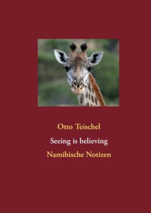 Es war Liebe auf den ersten Blick. Als ich, sechs Jahre zuvor, in der Mara-Steppe Kenias die ersten wilden, freilaufenden Giraffen meines Lebens sah, empfand ich sie sogleich wie die Offenbarung eines Wunders aus einer anderen Welt. Aber es gab diese Gestalten ja wirklich, im Hier und Jetzt, vor meinen Augen. Wir sahen uns, von Angesicht zu Angesicht. Ich hatte mir seinerzeit den Afrika-Traum meiner Kindheit erfüllt, nachdem meine Sehnsucht durch jenen grandiosen Film über das Leben von Tania Blixen, Out of Africa, so überwältigend schön wieder wachgerufen worden war. Diesseits der Sehnsucht fehlten mir oft die Worte, weil mir die Augen übergingen... Während jener Safari fühlte ich mich einmal von einer einzelnen Giraffe eine Ewigkeit lang so intensiv wahrgenommen, andächtig angeschaut, wie niemals zuvor von einem Menschen. Dieser Augenblick ging mir tief unter die Haut und seitdem nie mehr aus dem Herzen. Und ich wußte, daß ich eines Tages, anders als Tania Blixen, nach Afrika zurückkehren würde, um dieser Schönheit wiederzubegegnen, die mich gelehrt hatte, an das Paradies auf Erden zu glauben, bis in alle Ewigkeit... Dies ist das Tagebuch meiner Rückkehr im Jahr 1994, als ich, andernorts, im Etosha-Nationalpark in Namibia, wieder auf meine Angebeteten traf.