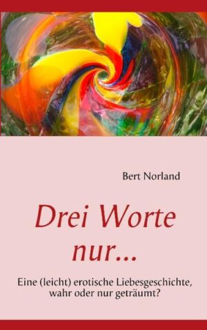 Der 19jährige Hubert durchlebt in Erinnerungen ein Jahr voller Liebe, Hoffnung und Verzweiflung. Er verliebt sich in Hanna, die fast doppelt so alt ist wie er. Es ist seine erste große Liebe, da ist auch der Altersunterschied für ihn kein Problem.Hanna, die eine 18jährige Tochter hat, verlor ihren Mann durch einen tragischen Verkehrsunfall, ihre zweite Ehe wird für sie zum Fiasko. Kann sie sich wieder neu verlieben? Die beiden lernen sich in der Stammkneipe von Hubert kennen. Hanna lässt sich auf das Abenteuer mit ihm ein, und eine romantische, erotische Beziehung entsteht, doch Hubert vermisst sehr bald von Hanna die "Drei Worte nur." Als er spürt, dass Hanna sich immer mehr von ihm abwenden will, kämpft er verzweifelt um ihre Liebe, verstrickt sich in Erinnerungen, Träumen und Gedichten. Am Ende geht sein Wunschtraum in Erfüllung, er hört die "Drei Worte", doch nicht von Hanna.