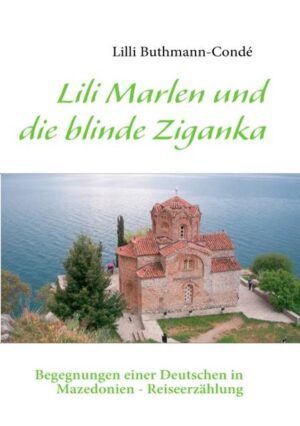 Lili Marlen und die blinde Ziganka.Begegnungen einer Deutschen in MazedonienLilli, Lehrerin im Ruhestand, 71, verbringt jedes Jahr bis zu vier Monate in Bitola, Mazedonien, bei einer Romafamilie, um der blinden Selma Deutsch beizubringen, damit sie die Blindenhörbibliothek in Berlin nutzen kann. Im verarmten Mazedonien gibt es nämlich keine. Im Sommer 2010 will sie ihrer Freundin Uschi, die auf Krücken durchs Leben geht, das Land zeigen, in dem sie sich inzwischen zu Hause fühlt und dessen Sprache sie spricht. Die beiden erleben den Sommer und seine Feste in Bair, dem Wohnviertel der Roma, erkunden die schöne alte Stadt Bitola und ihr reichhaltiges Kulturleben, machen Ausflüge in die Berge und nach Ohrid, Prilep und Krusevo. Dabei begegnen ihnen Roma und andere Mazedonier mit ihren ganz besonderen Schicksalen und Lebensgeschichten. Als Uschi wieder abgereist ist, begleitet Lili Marlen, wie sie in exJugoslawien oft genannt wird, ein jüdisches Ehepaar aus Israel, Kinder von Holokaust Überlebenden, auf der Suche nach den Spuren ihrer Vorfahren, und erlebt mit ihnen einen ganz besonders bewegenden Tag. Diese Erzählung soll eine Einladung sein, in dieses schöne kleine Land mit seiner komplexen Geschichte zu reisen und seine liebenswerten Bewohner kennen zu lernen, auch wenn man älter und nicht mehr ganz so fit ist.