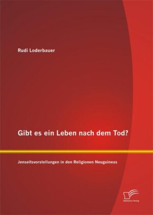 Wenn es um den Tod eines Menschen geht, liegen viele Dinge im Dunklen. Einzig gewiss ist die Tatsache, dass eines Tages auch unser eigenes Herz aufhören wird zu schlagen. Der Umgang mit diesem unausweichlichen Fakt hängt von der individuellen Lebensphilosophie und den persönlichen Erfahrungen eines jeden einzelnen mit dem Tod im Familien- und Freundeskreis ab. Vielfach bleiben Fragen offen: Warum musste sie oder er so früh sterben? Wo befindet er sich jetzt und geht es ihm, soweit er fühlen kann, auch wirklich gut? Auch die modernste Technik kann hier noch keine Antworten liefern. In traditionellen Gesellschaften ist der Tod zwar allgegenwärtig und man ist sich dessen auch sehr wohl bewusst. Jedoch wird er in der Regel nicht als Teil einer natürlichen Abfolge angesehen und nicht ohne weiteres akzeptiert. Es ist - vor allem bei jüngeren Versterbenden - meist ein Unglück, das durch übersinnliche Mächte, vor allem durch Zauberei verursacht wurde. Eine tödliche Krankheit stellt den ‘Beweis’ für das Wirken böser Einflüsse dar und selbst Unglücksfälle werden durch eine Verschwörung feindlicher Geister hervorgerufen. Der Tod ist folglich kein Zufallsprodukt. In diesem Buch werden die entsprechenden Erklärungsmodelle für das Jenseits vorgestellt und verglichen, wie sie von verschiedenen Gruppierungen in Neuguinea verwendet wurden. Diese Modelle umfassen Elemente, welche notwendig sind, um die Vorstellungen einer jenseitigen Existenz in das Weltbild sinnvoll einordnen zu können.