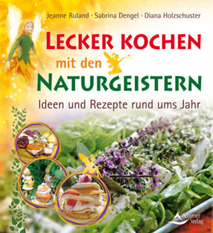 Kochen im Einklang mit der Natur »Wir sollten zur Essenz zurückkehren — die Essenz ist die Natur. Alles, was natürlich ist, unterstützt den Menschen und schließt ihn wieder in den ewigen Kreislauf des Lebens ein, bringt ihn in Einklang mit der Natur.« Willkommen in der Küche der Naturgeister! Hier tanzen Feuergeister unter den Töpfen, Wassergeister lassen es brauen und brodeln, und Feen und Elfen verfeinern die Speisen mit zartem Blütenstaub. Von Holunderblütenpfannkuchen über Feuersugo bis Trollknödel an buntem Wildgemüse - Jeanne Ruland, Sabrina Dengel und Diana Holzschuster haben für Sie fantasievolle und schmackhafte Rezepte zusammengestellt, die Sie durch das Jahr und seine Feste führen. Erfahren Sie, was die jeweilige Jahreszeit an Kulinarischem, Traditionellem und Dekorativem zu bieten hat. Im Einklang mit der Natur und ihren zauberhaften Geistwesen heißt es so von Januar bis Dezember: genüsslich zurück zu den Ursprüngen!