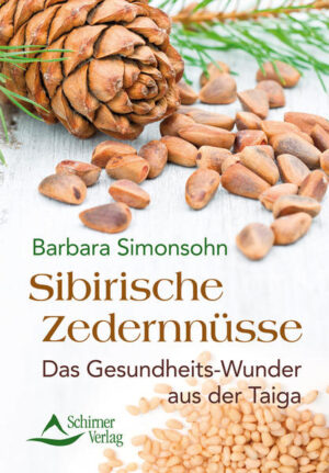 Die Sibirer verehren sie seit Jahrtausenden, in Europa werden sie gerade erst wiederentdeckt: die Samen des Zedernzapfens. Diese Zedernnüsse enthalten wertvolle Eiweiße und mehrfach ungesättigte Fettsäuren, Vitamine und Mineralien in optimaler Zusammensetzung. Wissenschaftliche Studien belegen ihre Cholesterin senkende, Schwermetalle ausleitende und das Immunsystem stärkende Eigenschaften sowie ihre Heilkräfte z.B. bei Allergien, Depressionen und Krebs. Die gefragte Ernährungsexpertin Barbara Simonsohn erläutert alles Wissenswerte und macht mit schmackhaften Rezepten aus Zedernnuss, -öl, -milch und -mehl Lust aufs Kennenlernen des Eiweiß-Stars.