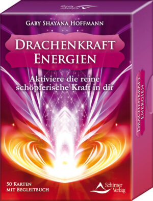 In dem Wissen, dass wir selbstbestimmte, schöpferische Wesen sind, sind wir frei. Gaby Shayana Hoffmann hat mit den 'Drachenkraft-Energien' multidimensionale Bildportale erschaffen, die uns die kraftvollen Energien des Drachenbewusstseins zugänglich machen: Wer sich der Freude öffnet, fühlt, dass sein Leben leichter wird. Wer zur Ruhe kommt, schöpft neue Energie. Wer auf sein Herz vertraut, wird liebevoll geführt. Mit den intensiven Schwingungen und klaren Botschaften der Drachen können wir unsere schöpferische Kraft im täglichen Leben verwirklichen und endlich uneingeschränkt frei sein.