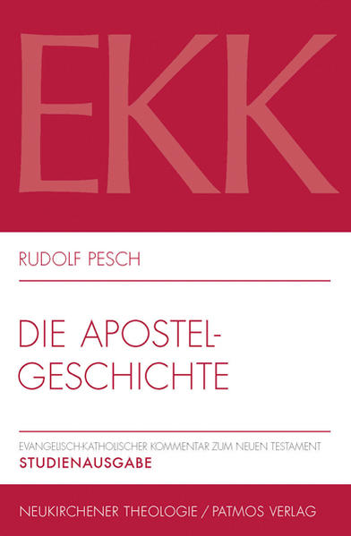 Die Apostelgeschichte (Apg) gilt als das wichtigste geschichtstheologische Dokument des Neuen Testaments. Der Kommentar von Rudolf Pesch zeichnet sich durch eine überlieferungskritische Sichtung der vom Acta-Verfasser gesammelten und bearbeiteten Tradition ebenso aus wie durch eine redaktionskritische Erfassung der Theologie der Apg. Die Auslegung der Texte wird bis zur Frage nach der Gegenwartsbedeutung des kanonischen Zeugnisses vorangetrieben