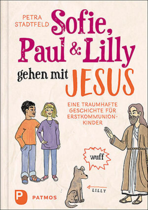 Die Kommunionkinder Sofie und Paul und ihr Hund Lilly finden sich überraschend in Israel zur Zeit Jesu wieder. Gemeinsam mit Jesus und seinen Jüngern gehen sie auf Wanderschaft, lernen den blinden Bartimäus kennen, essen mit Zachäus und sprechen mit Jesus über Gott. Sie erleben, dass Jesus ein echter Freund ist, auf den sie sich immer verlassen können. Ein liebevoll illustriertes Geschenkbuch zur Erstkommunion liebevoll illustriert, - eine ungewöhnliche, interaktive Geschichte, ein Geschenk von bleibendem Wert.