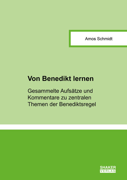 Die in diesem Sammelband zusammengestellten Aufsätze und Kommentare zeigen, dass wir es bei der Benediktsregel nicht mit einer weltabgewandten, auf reine Innerlichkeit bedachten Spiritualität zu tun haben. Die Regel antwortet vielmehr auf handfeste Lebensfragen-zum Beispiel: Wie sollen wir unser Dasein Tag für Tag gestalten und ordnen? Wie mit anderen umgehen? wie mit Dingen die uns anvertraut sind? Was heißt: Verantwortung wahrnehmen? Worauf kommt es an bei Führung und Leitung? Auf welche Werte kann man sein Leben bauen? Auch wenn hier nur einige Kapitel der Regel zur Sprache kommen, so handelt es sich bei diesen doch um charakteristische Teile des Werkes, die etwas aufleuchten lassen von der Größe und Weisheit Benedikts, die uns auch heute noch anzusprechen vermag. Auch wir leben ja in einer Zeit, die durch zunehmende Orientierungs- und Richtungslosigkeit geprägt ist. Bewährte Wegweisung ist da mehr als willkommen. Wie Benedikts Zeitgenossen sind wir eingeladen, für unser eigenes Dasein, aber auch für die Kultur unseres Zusammenlebens, aus dem Reichtum dieses Textes zu schöpfen.