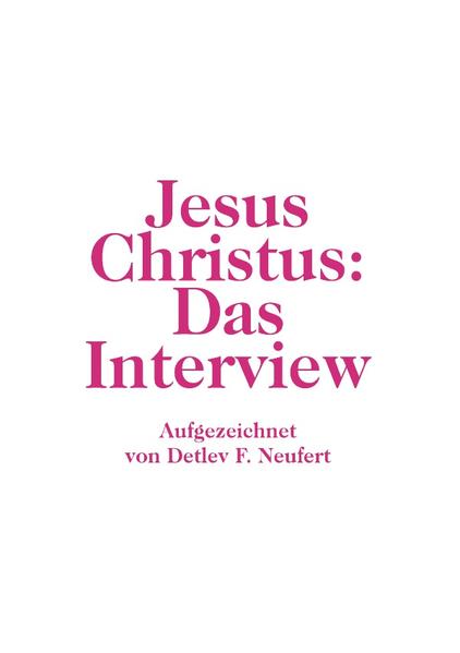 Sie mögen es glauben oder nicht. Aber ein Interview mit dem Papst zu bekommen, ist schwerer als eines mit Jesus. Ich weiß nicht, woran das liegt. Wahrscheinlich, weil der Papst an einen irdischen Terminkalender gebunden ist. Also, warum nicht gleich zum Boss? Ich habe Jesus im Lauf meines Lebens an den verschiedensten Flecken der Erde getroffen und in den verschiedensten Lebenssituationen bevor ich auf die Idee kam, ihn um ein Interview zu bitten. Zu meiner Überraschung sagte er sofort zu. Ich muss sagen, ich habe selten ein so langes und so offenes Interview mit jemandem geführt. Eine Erfahrung, die so ganz anders ist, als das, was einem bei den Gesprächen über Gott sonst widerfährt. In der Regel passiert dabei immer das Gleiche: Ohne lange nachzudenken, werfen die Gefragten Religion, Papst, Sartre, Kindesmissbrauch, Esoterik, Frauenpriester und noch vieles mehr in einen Topf. Der brodelt dann über und aus Freunden werden Feinde. Mit diesem kindischen Gehabe muss endlich Schluss sein. Ich hoffe, dass dieses Interview einen Anstoß gibt, zu einer vorurteilsfreien Diskussion über die Möglichkeiten des Glaubens in einer an Wundern oft so armen Zeit.