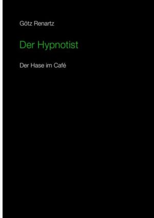 Geheimnisvoll erscheint Hypnose. Und machtvoll. Lässt sie nicht Menschen in einer Hypnoseshow Dinge tun, die sie im normalen Alltagsleben niemals von sich erwarten würden? Macht sie nicht Menschen zu willenlosen Opfern eines obskuren Hypnotiseurs? Und zu Opfern ihres eigenen Unbewussten? Faszination, Staunen und ein gewisses Gruseln erfüllt die Zuschauer einer Hypnoseshow. Und sie fragen sich, wie geht das zusammen mit den Berichten in Zeitungen und Fernsehen, daß Hypnose eine der wirksamsten Heilmethoden für Psyche und Körper ist und selbst im Sport und im Management eingesetzt wird? Wie Hypnose in Leben und Management wirklich wirkt, wenn sie von einem erfahrenen Hypnosetherapeuten eingesetzt wird, erzählt der Roman „Der Hase im Café“ von Götz Renartz, selbst ein erfahrener Hypnosespezialist,. Und davon, welch großen Einfluss das eigene Unbewusste auf unser Leben hat und wie es zum Freund und Helfer wird, wenn man lernt, mit ihm in Hypnose zu kommunizieren und sein Wissen, sein Können und seine Kreativität zur Lösung von Problemen nutzt. Selbst in einer Krise nach der Scheidung, beschließt der Hypnosetherapeut Otto Renansen eine Firma für Erfolgs- und Selbstmanagement zu gründen und dabei mit Selbstorganisatorischer Hypnose zu arbeiten. Der Leser erlebt mit, wie er mit Hilfe seines Unbewussten nicht nur seine Firma organisiert, sondern auch sich selbst wieder seelisch ins Gleichgewicht bringt. Ein neuer Freund und eine selbstbewusste Frau helfen ihm erfolgreich zu sein und den Problemen gerecht zu werden, mit denen ihn seine Kunden konfrontieren. Hinter deren scheinbar einfachen Arbeitsaufträgen verbergen sich Probleme mit großer Tragweite: Wünsche nach Rache, Tod und Liebe. Selbst mit den Folgen eines Wahnsinns muss er sich auseinandersetzen. Trotz seiner großen beruflichen Erfahrungen als ehemaliger Hypnotherapeut stellen ihn die Schwierigkeiten seiner Kunden in Leben oder Beruf erfolgreich zu sein, vor große Herausforderungen. Um den Herausforderungen gerecht werden zu können, blickt er zurück in seine eigene Vergangenheit und sucht in Selbsthypnose den hilfreichen Kontakt mit seinem eigenen Unbewussten.