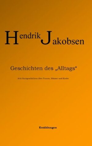 Das Buch enthält acht Kurzgeschichten: Eltern, deren Kinder entführt werden, Ein Nachbar, der eine gesamte Familie tötet, Eine ältere Dame, die im Pflegeheim schlechte Erfahrungen macht, Die kleine Prinzessin Leonie, die von ihrem Schicksal berichtet, Ingo, dessen Eltern von Jugendlichen getötet werden, Günther, dessen Geburtstag eine große Überraschung bereit hält, Der kleine Enkel, der an Weihnachten zur Großmutter läuft, um ihr einen Laib Brot zu bringen und Der Millionär, der eine Reise durch Deutschland plant. Geschichten des Alltags: Immer makaber, immer an der Grenze, immer hart und immer etwas pervers.