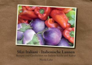 „Italien erleben und genießen“ - dies ist das Motto des 128 Seiten starken Italien-Geschichten-Foto-Kochbuchs.„Italien genießen“ ist unmittelbar mit der italienischen Küche verbunden. Was und wie Italien isst und wie einfach sich italienische Gerichte zubereiten lassen, das möchten die über 40 Rezepte beliebter italienischer Küchen-Klassiker vermitteln, die ich alle so aufgeschrieben habe, wie ich Sie in Italien kennengelernt habe und selbst koche. Sie sind größtenteils illustriert mit appetitanregenden Bildern ihrer Zutaten. „Italien erleben“ ist mit Italiens Kultur und Lebensart verbunden. Wie Italien ist und wie es sich in Italien lebt, dass erzählen zwischen den einzelnen Gängen einige kurze, aus dem italienischen Alltag plaudernde Geschichten. Hier und da wollen dann zwischendurch auch ein paar Fotos aus der Hauptstadt Rom Hunger machen auf einen Italienbesuch. Allora, lassen Sie sich mit diesem Büchlein ein wenig von der italienischen Lebensart einfangen und erleben und genießen Sie Italien!