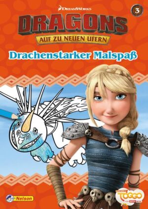 Hicks, Ohnezahn und die anderen Drachenreiter nehmen dich mit in ihre Welt! Die tollen Motive warten nur darauf, von dir bunt ausgemalt zu werden. Viel Spaß!