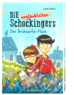 Es wird wieder turbulent im fürchterlich verrückten Reihenhaus! Henry versucht mit Lila ein uraltes Schockingersches Familiengeheimnis zu lüften. Ob sie dem Rätsel um die grau- schwarz- weiße Vergangenheit der Familie Schockinger auf die Spur kommen …? Die Schockingers sind der perfekte Gruselspaß für Fantasy- Fans ab 8 Jahren.