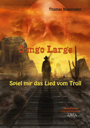 Tolkien meets Leone, High- Fantasy im Wilden Westen. Ein abgedrehter, ungewöhnlicher und actionreicher Genre- Mix. Kiffende Elfen, Sombrero tragende Orks und arrogante Yankee- Magier – das ist die Welt von Gungo Large, dem versoffenen, zu groß geratenen Zwerg, der für eine handvoll Mithril- Dollar jeden noch so dreckigen Job übernimmt. In dieser aberwitzigen Symbiose aus Fantasy und Western, in der blaue Bohnen ebenso aus der Hüfte abgefeuert werden wie unzählige Referenzen und Seitenhiebe auf alle Bereiche der Popkultur, muss sich der eigensinnige Revolverheld durch unzählige Abenteuer und Gefahren schießen, prügeln und lamentieren.