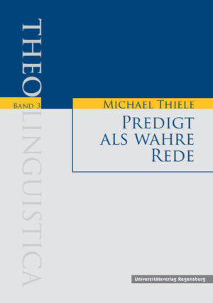 Auf dem Prüfstand steht die religiöse Rede. Ist sie wahre Rede? Ausgehend von antiker und mittelalterlicher Etymologie, zeigt Michael Thiele auf, dass eine "Rhetorik der Aufrichtigkeit", die sich im Besitz der Wahrheit weiß, zwar gut gemeint ist, sich heute aber überlebt hat. Wahrheitsfindung in der Postmoderne ist nur möglich im Konsensdialog mit den Zuhörern, der auch dem Dissens sein Recht einräumt. Die spannungsvolle Dialektik von Konsens und Dissens und die nicht minder spannende Dialektik von der Absolutheit Gottes und der Relativität allen menschlichen Strebens findet ihre vorläufige Lösung in der fragmentarischen Predigt. Der Gestaltschließungszwang lässt die Gemeinde das Fragment vollenden und zur Erschließung des Glaubens kommen. Dahinter steckt die Idee von genetischer Rhetorik, die das Kunstwerk Predigt im Hörer zur Gestalt kommen heißt und auf diese Weise die Wahrheit der Predigtrede zur Erscheinung bringt.