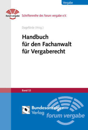 Handbuch für den Fachanwalt für Vergaberecht | Bundesamt für magische Wesen