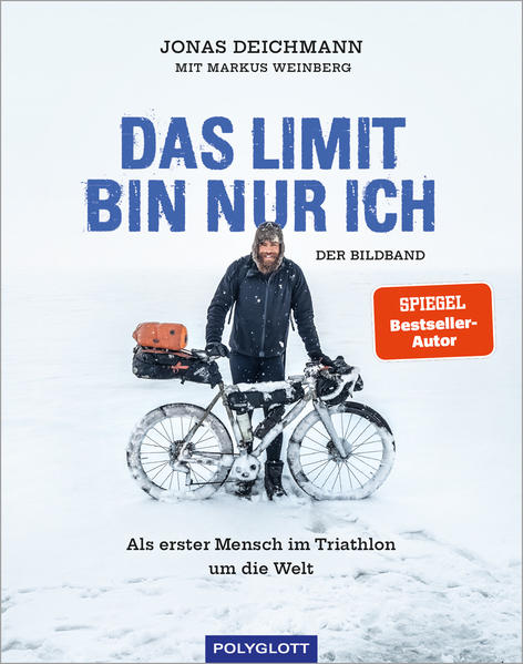 Der Bildband zu der ungewöhnlichsten Weltumrundung Jonas Deichmann hat die Menschen mit seinem Triathlon um die Welt begeistert. Die Adria ist er hinuntergeschwommen, von Dubrovnik durch das winterliche Sibirien bis nach Wladiwostok mit dem Fahrrad gefahren und in Mexiko hat er auf seinen 120 Marathons einen Hype um "El Forrest Gump alemán" losgetreten. Auf seiner Solo-Tour wurde er immer wieder begleitet von Markus Weinberg, hervorragender Fotograf und Filmemacher. Ihre spektakulärsten und berührendsten Aufnahmen sind in dem Band versammelt und machen die unfassbare Reise hautnah erlebbar.