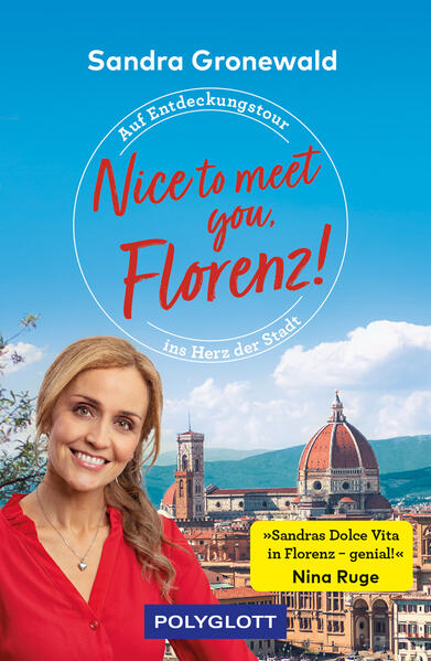 »Sandras Dolce Vita in Florenz - genial!« (Nina Ruge) Florenz – Wiege der Renaissance, Heimat der Medici, Wirkungsstätte von Michelangelo und Leonardo da Vinci. Und: eine Stadt voller Lebensfreude. Die beliebte ZDF-Moderatorin und ehemalige Wahlflorentinerin Sandra Maria Gronewald zeigt Ihnen Florenz, wie Sie es noch nie gesehen haben. Sie verrät, wo die größten Pizzen und feinsten Trüffel serviert werden, taucht ein in die romantischste Liebesgeschichte der Stadt und fiebert mit beim härtesten Spiel der Welt. Kommen Sie mit zu den schönsten Ecken abseits der Touristenströme und lassen Sie sich mitreißen von einer Autorin, deren Herz seit Jahrzehnten für Florenz schlägt.