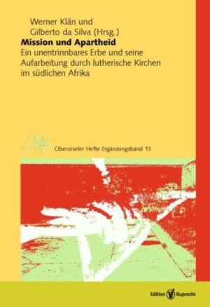 The history of mission and Apartheid in South African confessional Lutheran churches-an interdisciplinary anthology by scholars and church officials from Germany, South Africa, and the United States of America.