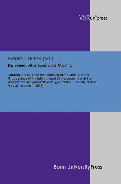 The volume offers a diversity of facets of Jewry between Mumbai and Manila. While some of its papers make references to the important factor how politics and religions are often intertwined, other papers are arranged along the lines of “area studies”-from South Asia via Southeast Asia to China and the Far East. Even if these articles at first glance concentrate on “local” minority communities they always take into ac count that the Jewish communities in Asia take part in interactions of religions which can help to foster mutual understanding. The studies presented at the conference refer to an extended approach always bringing Jewish Studies into international links and “crossing borders”-thus opening comparative perspectives to broaden our knowledge of Jewish history. So we have to reconsider aspects of Jewish studies for the future, which would include Asian and religious studies in a qualitative, comparative, and interdisciplinary way and thus can shift away from the Euro-American-centric point of view regarding Jewish Studies.