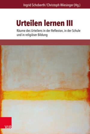 The present volume “Learning to Make Judgements, Part III” continues with the reflections and discourses carried out so far on how to form a judgement and looks into possibilities for practising and putting this skill to the test. The volume focuses in particular on educational processes that seek to support the training and qualification of children and young people in judgement formation. Clearly, this cannot be done without profound reflection, and this is given consideration in the anthology as are numerous contributions that present feasible pathways for religious education, especially for upper secondary education.