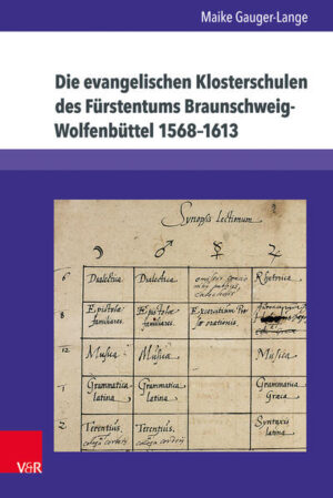 Die evangelischen Klosterschulen des Fürstentums Braunschweig-Wolfenbüttel 15681613 | Bundesamt für magische Wesen