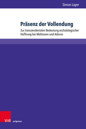 »Erkenntnis hat kein Licht, als das von der Erlösung her auf die Welt scheint« (Adorno). Der Autor zeigt anhand des Denkens von Theodor W. Adorno und Jürgen Moltmann, inwiefern diese These wahr ist und was die Konsequenzen hieraus sind. Dafür setzt er die kritische Philosophie Adornos mit der verheißungsbestimmten Hoffnungs-Theologie Moltmanns in Verbindung. Die negativ-dialektische Philosophie Adornos zeigt dabei eine eschatologische Dimension, die als ergänzendes Komplementär zur optimistischen Theologie der Hoffnung Moltmanns gelesen werden kann. Das wechselseitige Lesen von Moltmann und Adorno benötigt ein für die Hoffnung wichtiges Umdenken in Zeitlogiken. Darin wiederum zeigt sich die mehrdimensionale Transzendentalität von Hoffnung, in der sich Erlösung vergegenwärtigt. “Knowledge has no light, then the one shining onto the world through salvation” (Adorno). By comparing the thoughts of Theodor W. Adorno and Jürgen Moltmann, the author shows in how far this statement is true and presents its consequences. Therefore, he combines Adorno‘s critical philosophy with Moltmann’s promise-oriented hope theology. Adorno‘s negative-dialectic philosophy shows an eschatological dimension, which can be understood as an additional complement to Moltmann’s optimistic theology. The reciprocal reading of Moltmann and Adorno requires an important rethinking in time logics. This again shows the multidimensional transcendentality of hope, which manifests itself in salvation.