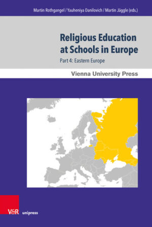 At a time when educational issues have increasingly come to determine the social and political discourse and major reforms of the education system are being discussed and implemented, and when migration has become a significant phenomenon, contributing to changes in the religious landscape of the European continent, it is highly appropriate to focus the attention on the concrete situation regarding religious education. This volume contains-again on the basis of thirteen key questions-the countries of Eastern Europe (Armenia, Azerbaijan, Belarus, Georgia, Republic of Moldova, Russian Federation and Ukraine). The aim of the series “Religious Education at Schools in Europe” is to create a foundation for further action in the field of education, especially with regard to interfaith expertise.