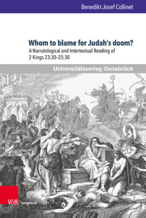 The last kings of Juda led God’s people directly into exile and thus in the catastrophe of the destruction of the First temple. How did that happen? Who was responsible? What kind of role did God play in this drama? These questions will be addressed by Benedikt Josef Collinet. Unlike the narrative suggests, the kings were not the protagonists of the drama but the antagonists to God instead. God used the neighbouring peoples and Babel as tools of punishment. The reason for these punishments was the systemic covenant break of God’s people. The consequences of these punishments can be read in Deuteronomy 28. The story is a composed deconstruction of divine salvation promises. The salvation gifts were withdrawn but the promises still remained. The people needed a new beginning that with reference to the exodus could only be indicated or prepared by pardoning Jehoiachin (2 Kings 25:27-30).