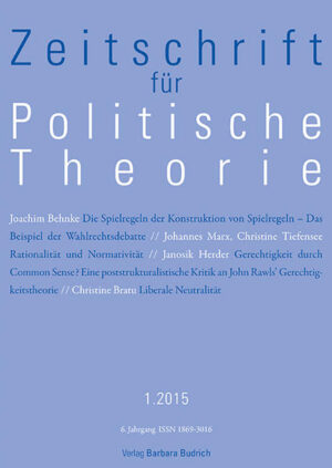 ZPTh - Zeitschrift für Politische Theorie 1/2015 | Bundesamt für magische Wesen