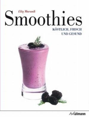 Smoothies sind nicht nur köstlich erfrischend, sondern auch gesunde Multitalente, die sich wunderbar als Alternative zu Softdrinks, süßen Zwischenmahlzeiten, Desserts oder Cocktails eignen. Dieses Buch stellt eine breite Palette von Rezepten für jeden Geschmack vor: Frucht- und Beerensmoothies, Joghurt- & Frühstückssmoothies, Gemüsesmoothies, Dessertsmoothies sowie Obst- und Beerencocktails. Zu jedem Rezept gibt es einen kurzen Begleittext mit Hintergrundinformationen, etwa zum Nährstoffgehalt der verwendeten Früchte, und Tipps zur Zubereitung oder Abwandlung. Ein ausführlicher Einleitungsteil hilft bei Auswahl und Kauf der richtigen Früchte, gibt Tipps zu nützlichen Küchengeräten und stellt die 40 wichtigsten Obst- und Gemüsesorten sowie weitere Zutaten und Gewürze für die Verfeinerung der Smoothies vor. Über 100 appetitliche Fotografien wecken die Lust auf ein köstliches Geschmackserlebnis.