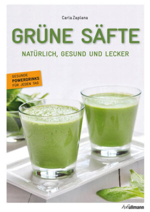 Grüne Säfte liegen in Sachen bewusster Ernährung im Trend. Mit ihren vitaminreichen Bestandteilen garantieren die farbenfrohen Getränke ein energiespendendes Geschmackserlebnis. Schnell und unkompliziert liefern sie den täglichen Bedarf an Obst und Gemüse und können, wenn man ein paar Dinge beachtet, zudem gesundheitsfördernd wirken, das Immunsystem stärken und beim Gewichtsverlust helfen. In diesem Buch werden über 30 köstliche Rezepte mit frischen Zutaten vorgestellt, mit denen Sie Ihr Leben grüner gestalten.