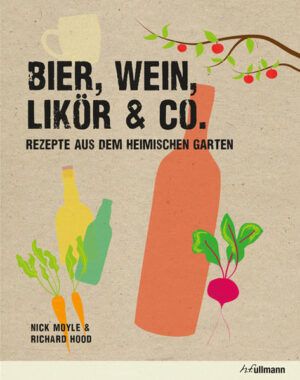 Die Engländer Nick Moyle und Richard Hood, oder wie sie sich selbst nennen „The Two Thirsty Gardeners“, vereinen in "Natürlich selbst brauen" ihre beiden Leidenschaften: alkoholische Getränke und Gärtnern. Anhand von 70 raffnierten Rezepten beweisen sie, dass köstliche Getränke wie Brennnesselbier, Rhabarber-Vanille-Wodka oder Thymian-Erdbeer-Whisky einfach, schnell und günstig herzustellen sind. Die Zutaten dafür kommen aus dem heimischen Garten, vom Wochenmarkt oder aus dem Supermarkt um die Ecke. Neben abwechslungsreichen Rezepten und Informationen zum Anbau der Zutaten stellen die beiden Autoren die wichtigsten Methoden zur Herstellung von Wein, Bier, Likör & Co. vor, enthüllen Mythen und zelebrieren das Experimentieren. Lassen Sie sich anstecken von ihrer Begeisterung für die Kunst des Fermentierens!