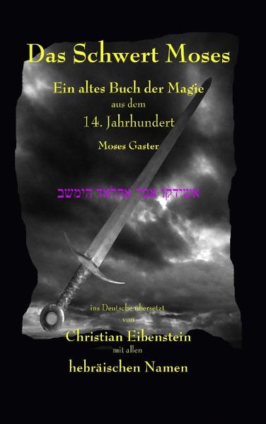 Das 'Schwert Moses' ist eines der seltenen Bücher, das sich der praktischen Kabbala widmet. Mit vielen Anrufungen, Beschwörungen und 'Rezepten' für Schutz, Liebe, Rache, Ruhm, Erfolg und gegen viele Krankheiten. Für jedes Problem scheint es eine magische Anrufung und den dazu passenden unaussprechlichen Namen Gottes, bzw. den eines Engels zu geben. Das Manuskript stammt aus dem 14. Jahrhundert, wird aber schon im 10. Jahrhundert vom Leiter der jüdischen Akademien in Babylon, Haya Gaon, in einem Brief erwähnt. Der Ursprung des Buches reicht sicher noch weiter zurück. Diese Übersetzung hält sich an die englische Fassung von Moses Gaster. Gaster hatte in seiner Übersetzung den hebräischen Text im Anhang abgedruckt. Darauf haben wir verzichtet, jedoch haben wir alle hebräischen Namen aus der Abschrift direkt in den Text eingefügt. Gaster hatte in seiner englischen Fassung lediglich die Namen durch ein X dargestellt. Wir sehen in diesen Namen aber den eigentlichen Gehalt des Buches und geben sie deshalb an Ort und Stelle im Text wieder. Ein Zeitdokument magisch gnostischer Literatur.