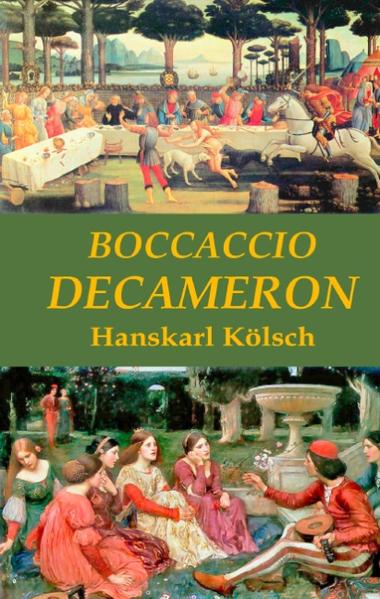 Die Pest in Florenz. Sieben vornehme Damen und drei noble junge Männer fliehen aus der Stadt auf ein nahes Landgut und verbringen dort 10 Tage damit, dass jeder der zehn jeden Tag eine Geschichte erzählt. Der Dichter, der seit fast 700 Jahren einer der weltweit berühmtesten ist, schrieb nicht nur diese 100 erotischen gesellschaftspolitischen Erzählungen. Boccaccio gilt als Ursprung und Vorbild der italienischen Prosa und vollendet nach Dante den literarischen Umbruch in die Renaissance. Zweiundfünfzig Jahre nach Dantes Tod wurde für ihn an der Universität Florenz der Lehrstuhl zur Ausdeutung der Commedia geschaffen, die er als Dantes erster Biograf mit dem Attribut „Divina“ versah. Das Buch interpretiert 21 der 100 Novellen.