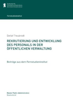 Mit der fortschreitenden Dezentralisierung von Verantwortung sind Vorgesetzte mehr und mehr gefordert, eigene personalrechtliche Anweisungen zu treffen und diese den Mitarbeiter/innen zu vermitteln, zu erläutern und zu begründen. Der vorliegende Studienbrief bietet eine Hilfestellung, wie in einem Selbststudium Aspekte der Personalentwicklung innerhalb der geltenden rechtlichen Rahmenbedingungen der öffentlichen Arbeitgeber umgesetzt werden können. In Ergänzung mit einem ca. 200-seitigen Reader mit aktuellen Beiträgen und umfassenden Literaturverzeichnissen wird angehenden Vorgesetzten die Möglichkeit zur eigenen Qualifizierung geboten.