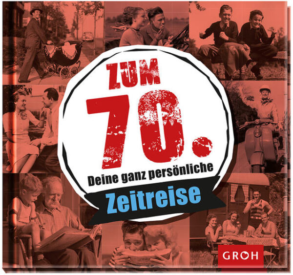 Die perfekte Geschenkidee zum runden Geburtstag 70 Jahre – ein stattliches Lebensalter und ein toller Anlass, einmal einen Blick zurück zu werfen. Mit diesem Buch schicken Sie den Jubilar zu seinem runden Geburtstag auf eine Zeitreise in die 40er Jahre – die Zeit, in der Heinz Rühmann- Filme im Kino über die Leinwand flimmerten und Swing aus dem Radio schallte. Ein Rückblick, der zum Schmunzeln einlädt Das liebevoll gestaltete Buch lässt Ereignisse aus der eigenen Kindheit wieder lebendig werden. Der Beschenkte bekommt Lust, seinen Lieblingsfilm von damals zu sehen, oder denkt an seine erste Verabredung zurück. Schöne Gedanken, die für immer im Gedächtnis bleiben. Eine bunte Zeitreise in die Vergangenheit 60 kreativ gestaltete Seiten, die Erinnerungen wecken Authentische Fotos in modernem Design Mit Platz zum Eintragen eigener Erinnerungen Die Geschenkidee zum 70. Geburtstag Überraschen Sie das Geburtstagskind und schenken Sie ihm das Jahrgangsbuch „Zum 70. Geburtstag – Deine ganz persönliche Zeitreise“. Es entführt für einen Moment in die Vergangenheit und weckt Erinnerungen, die schon fast vergessen waren. Eine kleine Aufmerksamkeit mit großer Wirkung.